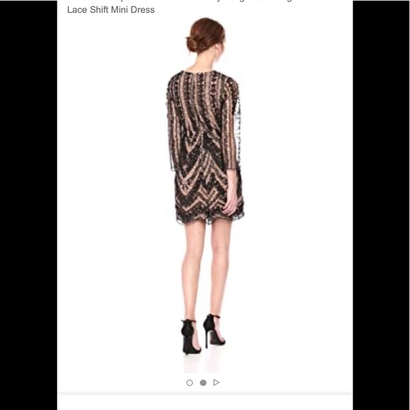 Dress the population jenny long sleeve dress - Picture 2 of 3